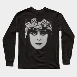 THEDA BARA - VAMPIRE QUEEN Long Sleeve T-Shirt